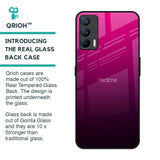 Purple Ombre Pattern Glass Case for Realme X7
