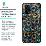 Peacock Feathers Glass case for Realme X7