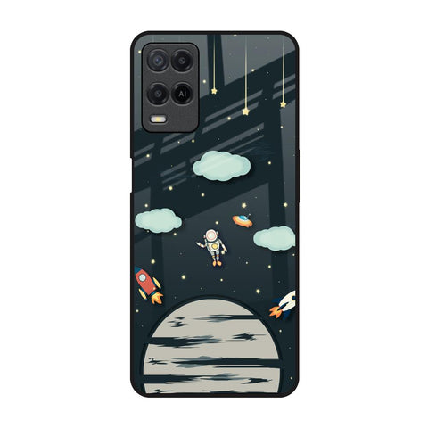 Astronaut Dream Oppo A54 Glass Back Cover Online