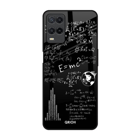 Funny Math Oppo A54 Glass Back Cover Online