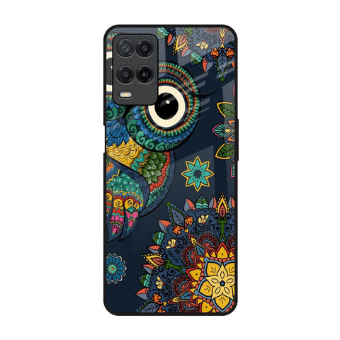 Owl Art Oppo A54 Glass Back Cover Online