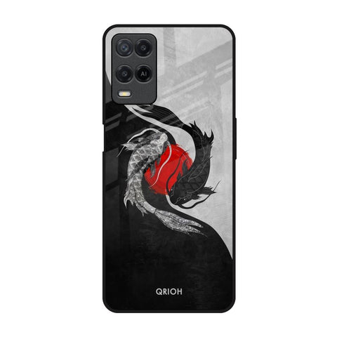 Japanese Art Oppo A54 Glass Back Cover Online