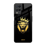 Lion The King Oppo A54 Glass Back Cover Online