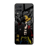 Dark Luffy Oppo A54 Glass Back Cover Online