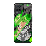 Anime Green Splash Oppo A54 Glass Back Cover Online