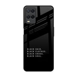 Black Soul Oppo A54 Glass Back Cover Online