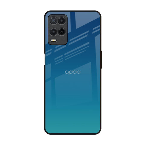 Celestial Blue Oppo A54 Glass Back Cover Online