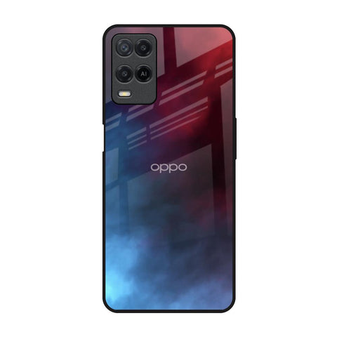 Smokey Watercolor Oppo A54 Glass Back Cover Online