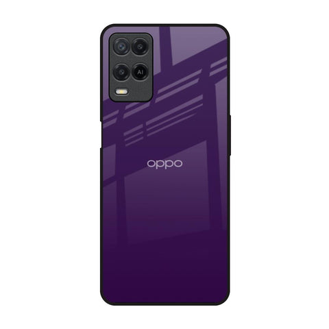 Dark Purple Oppo A54 Glass Back Cover Online