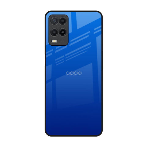 Egyptian Blue Oppo A54 Glass Back Cover Online