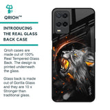 Aggressive Lion Glass Case for Oppo A54