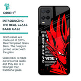 Red Vegeta Glass Case for Oppo A54