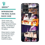 Anime Eyes Glass Case for Oppo A54