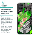 Anime Green Splash Glass Case for Oppo A54