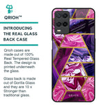 Electroplated Geometric Marble Glass Case for Oppo A54