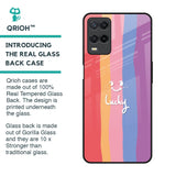 Lucky Abstract Glass Case for Oppo A54