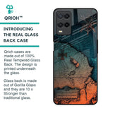 Geographical Map Glass Case for Oppo A54