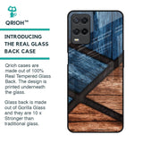 Wooden Tiles Glass Case for Oppo A54