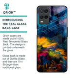 Multicolor Oil Painting Glass Case for Oppo A54