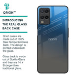 Blue Grey Ombre Glass Case for Oppo A54