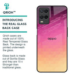 Geometric Pink Diamond Glass Case for Oppo A54