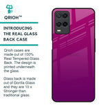 Magenta Gradient Glass Case For Oppo A54