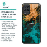 Watercolor Wave Glass Case for Oppo A54