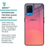 Sunset Orange Glass Case for Oppo A54