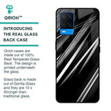 Black & Grey Gradient Glass Case For Oppo A54