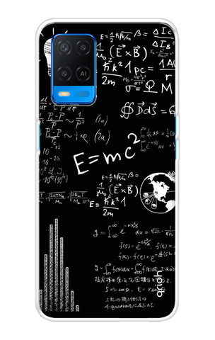 Equation Doodle Oppo A54 Back Cover