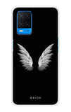 White Angel Wings Oppo A54 Back Cover