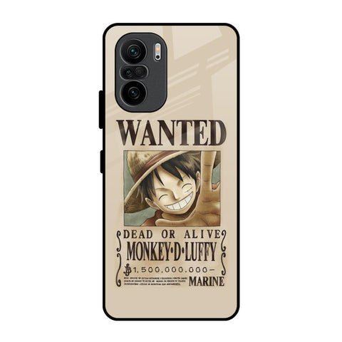 Luffy Wanted Mi 11X Pro Glass Back Cover Online