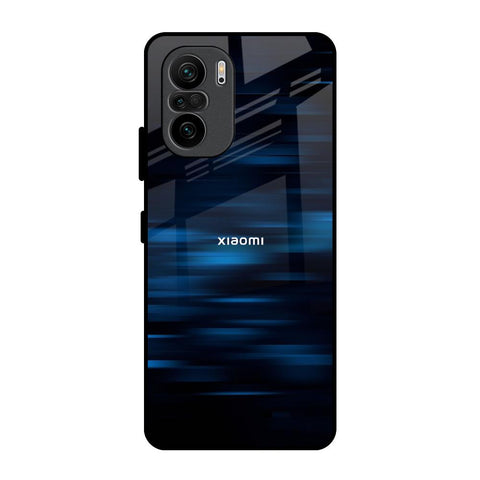 Blue Rough Abstract Mi 11X Pro Glass Back Cover Online