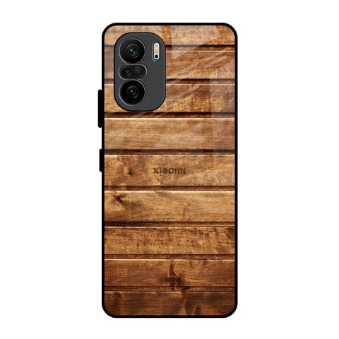 Wooden Planks Mi 11X Pro Glass Back Cover Online