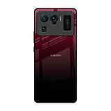 Wine Red Mi 11 Ultra Glass Back Cover Online