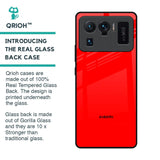 Blood Red Glass Case for Mi 11 Ultra