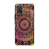 Floral Mandala Vivo V21 Glass Back Cover Online