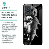 Wild Lion Glass Case for Vivo V21