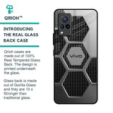 Hexagon Style Glass Case For Vivo V21