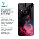 Moon Wolf Glass Case for Samsung Galaxy M42