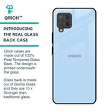 Pastel Sky Blue Glass Case for Samsung Galaxy M42