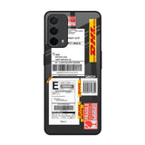 Cool Barcode Label Oppo A74 Glass Back Cover Online