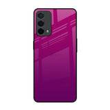 Magenta Gradient Oppo A74 Glass Back Cover Online