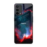 Brush Art Oppo A74 Glass Back Cover Online