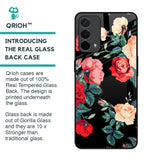 Floral Bunch Glass Case For Oppo A74