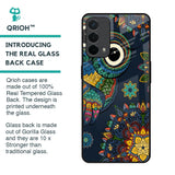 Owl Art Glass Case for Oppo A74