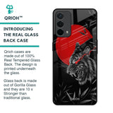 Red Moon Tiger Glass Case for Oppo A74