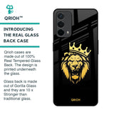 Lion The King Glass Case for Oppo A74