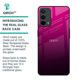 Purple Ombre Pattern Glass Case for Oppo A74