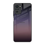 Grey Ombre Redmi Note 10S Glass Back Cover Online